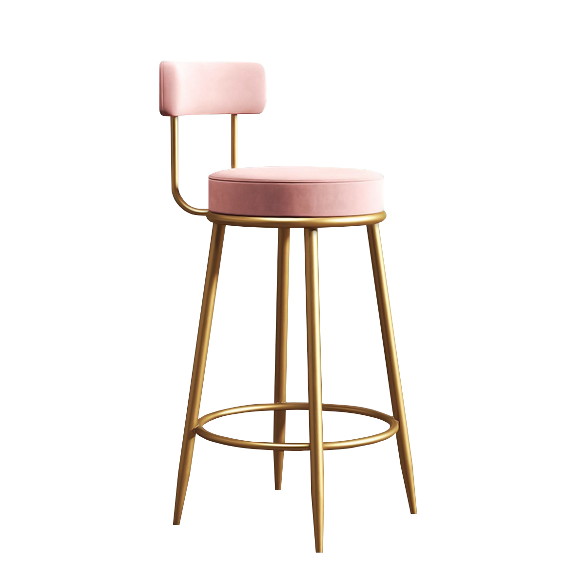 Scaun de bar 2HOME, living, bucatarie, comercial Mirra, Roz