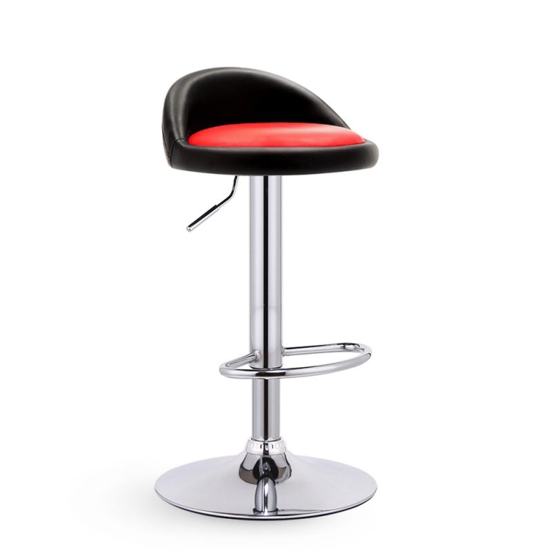 Scaun de bar 2HOME, living, bucatarie, comercial Bistro 2​, Rosu-Negru