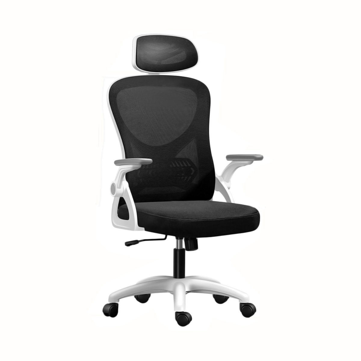 Scaun de birou 2HOME, Elite, Negru-Alb