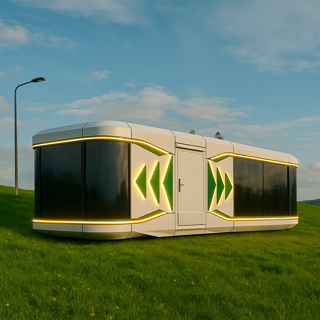 Casuta tip Capsula 2HOME, V9, 11.5×3.3×3.3M